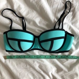 Turquoise Bikini top